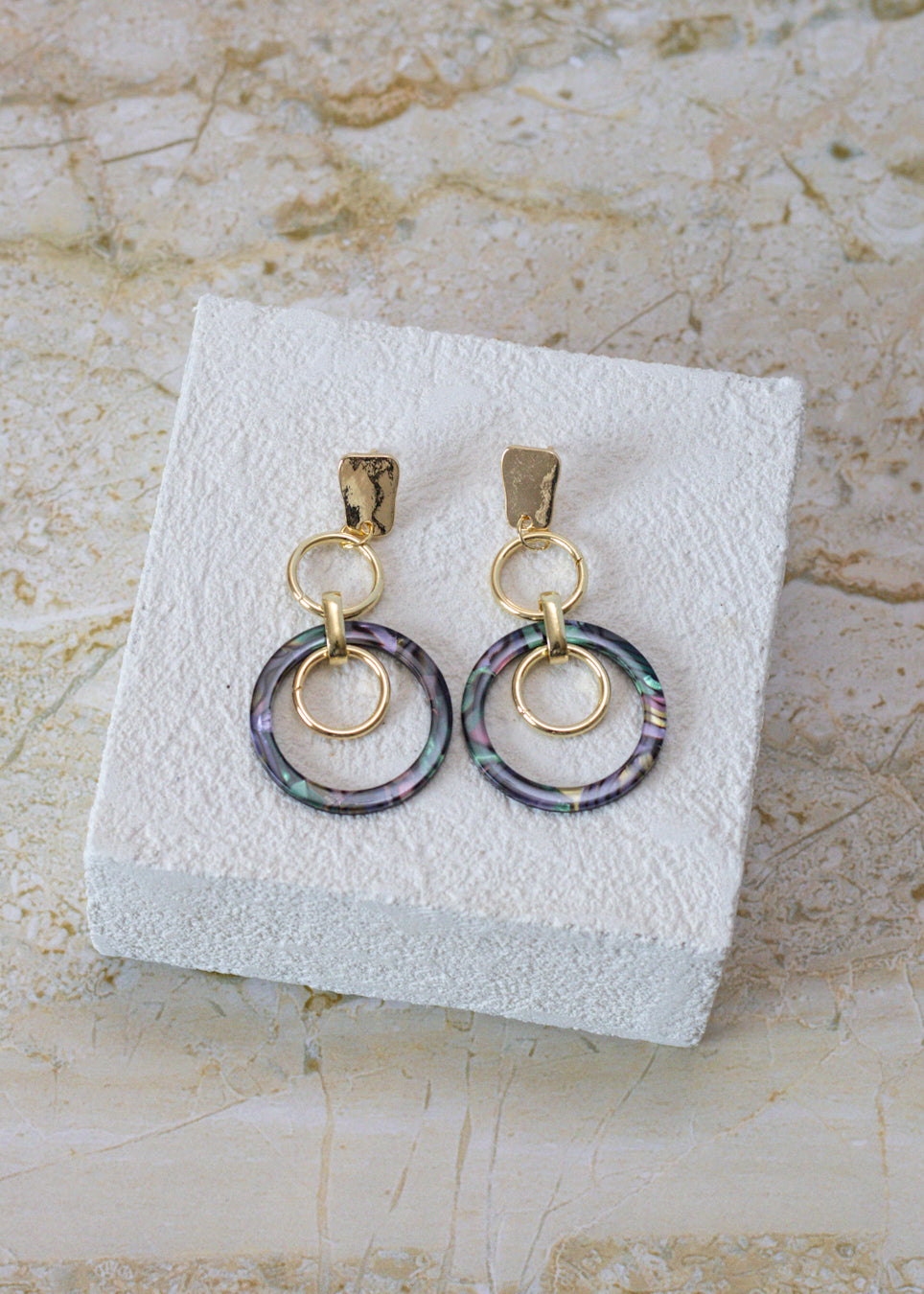 Ocean Mist Link Earrings