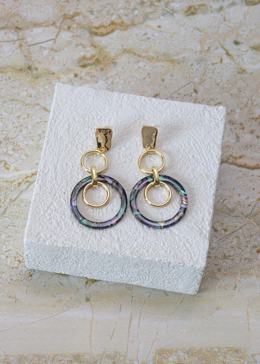 Ocean Mist Link Earrings