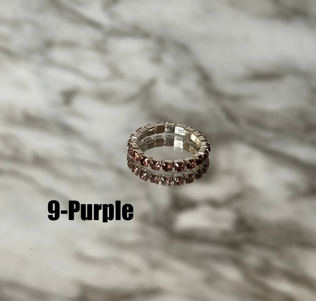 CZ Toe Rings (Assorted Colors)
