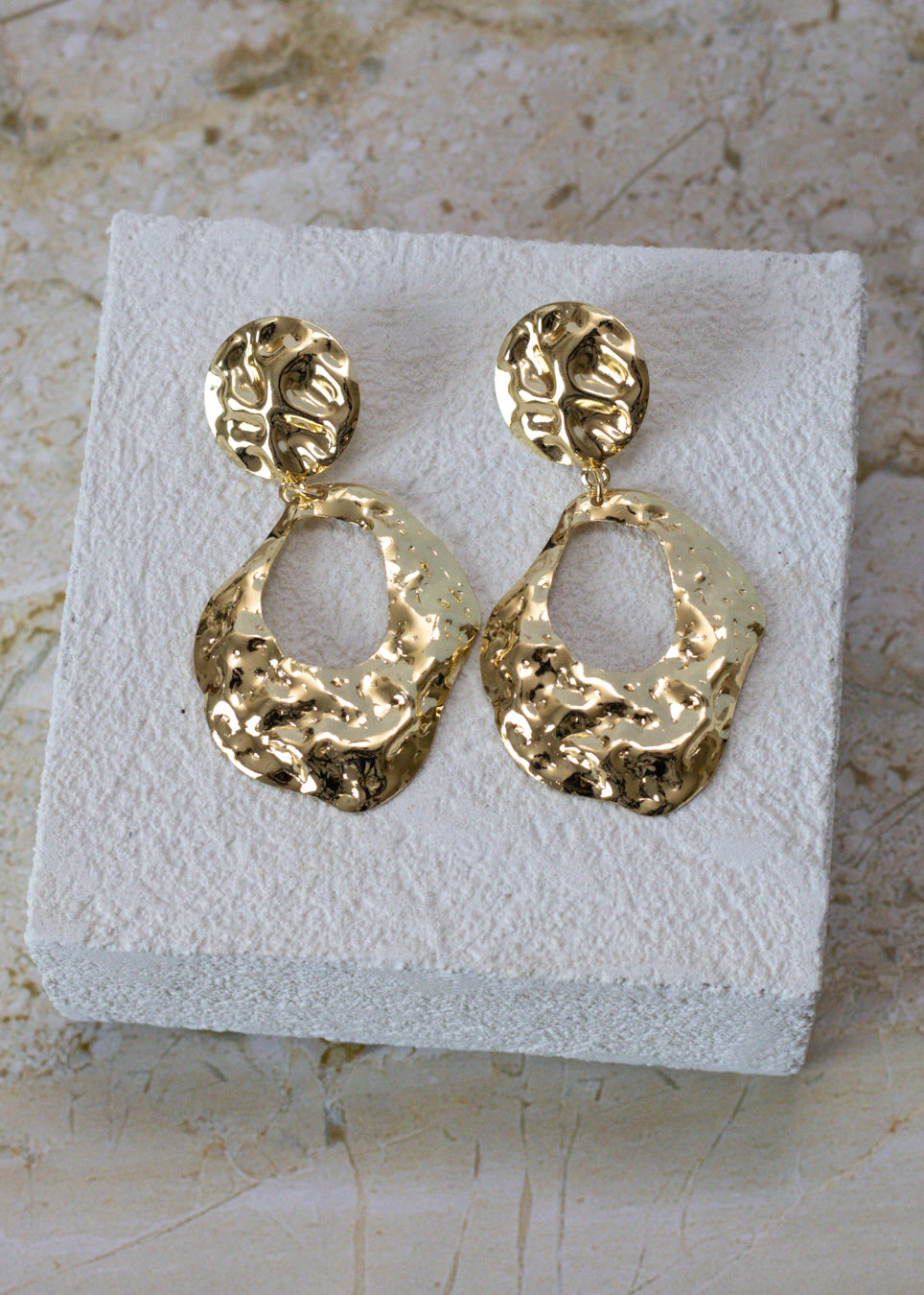 Golden Sands Statement Earrings