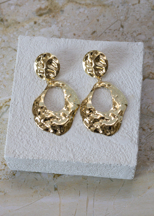 Golden Sands Statement Earrings
