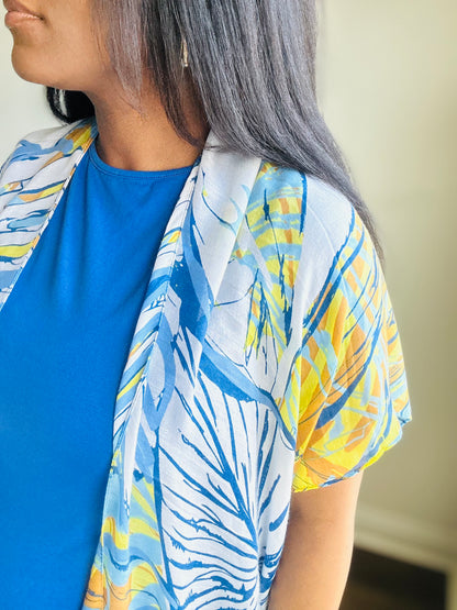 Tropical Kimono (Blue)