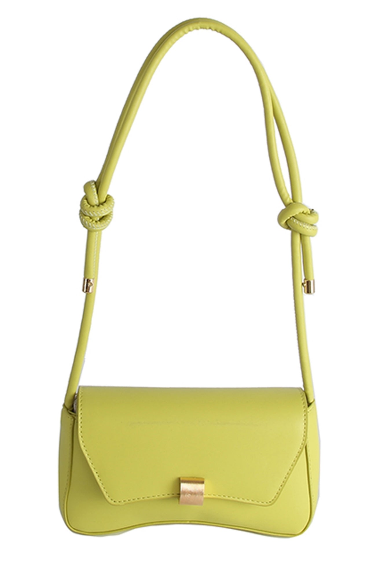 Lime Drop Knot Shoulder Bag