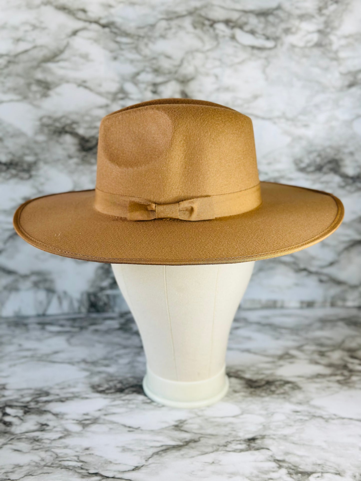 Ribbon Fedora (Khaki)