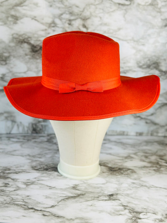 Ribbon Fedora (Red)