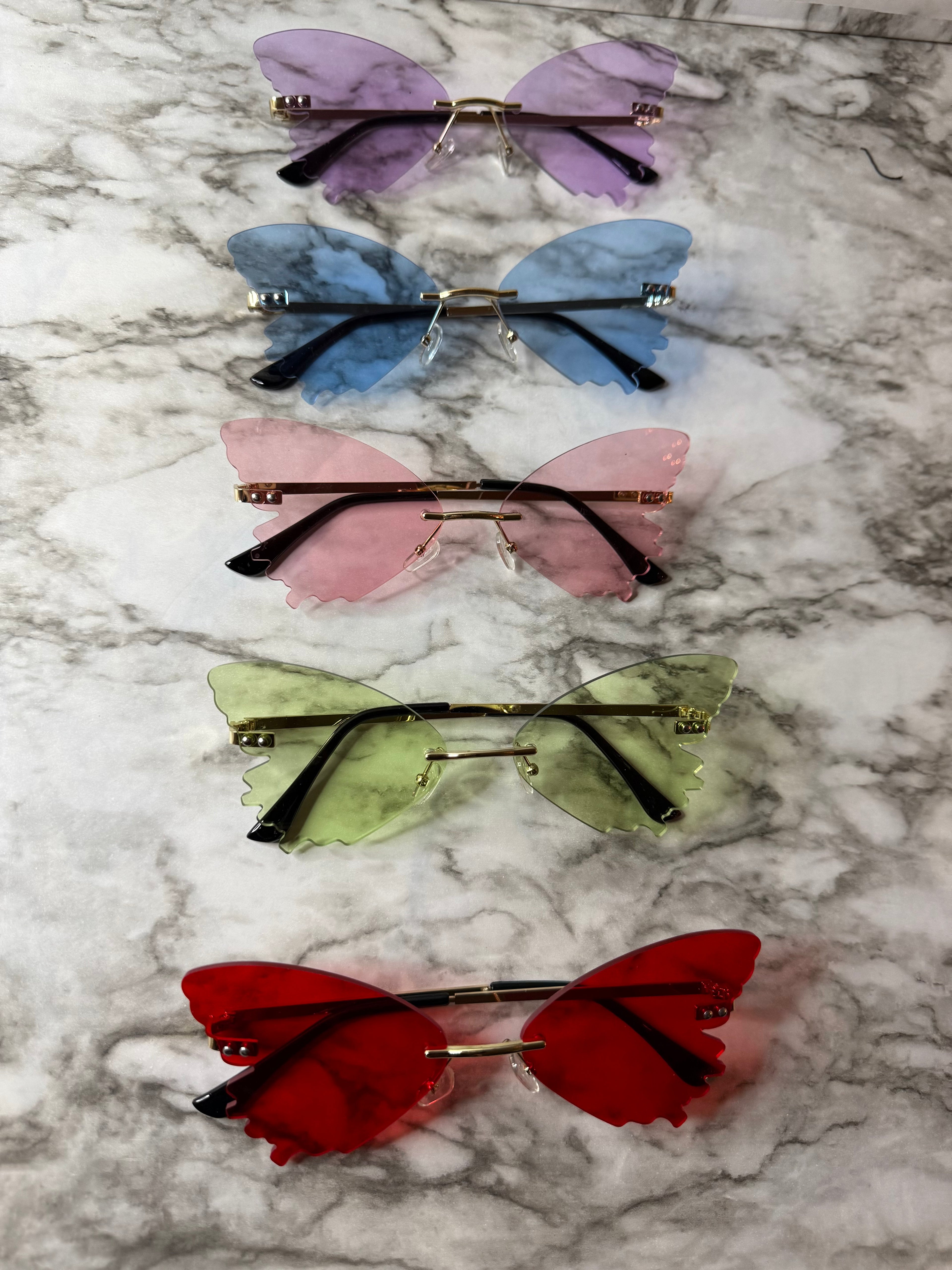 Butterfly Sunnies (Various Colors)