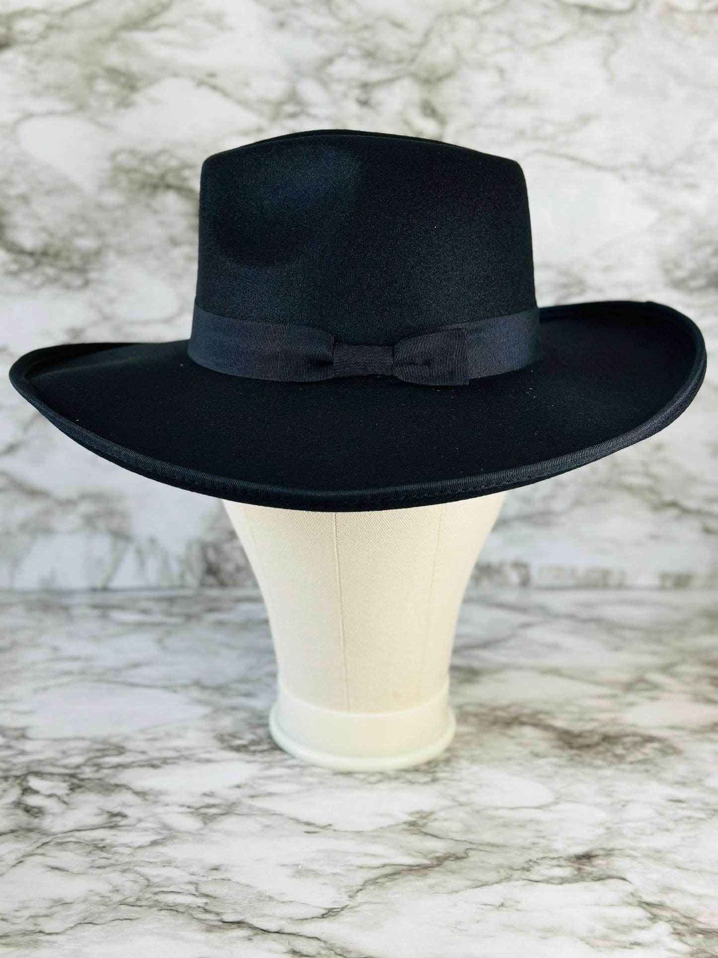 Ribbon Fedora (Black)