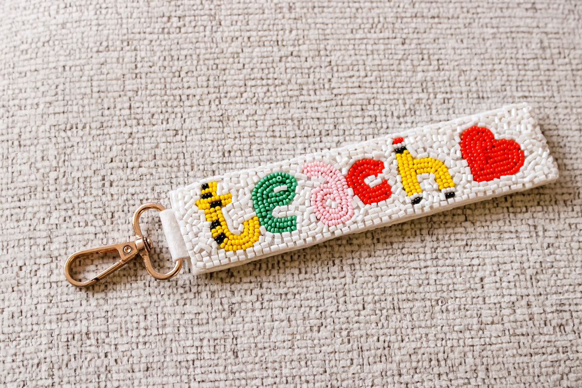 Beaded Statement Keychains