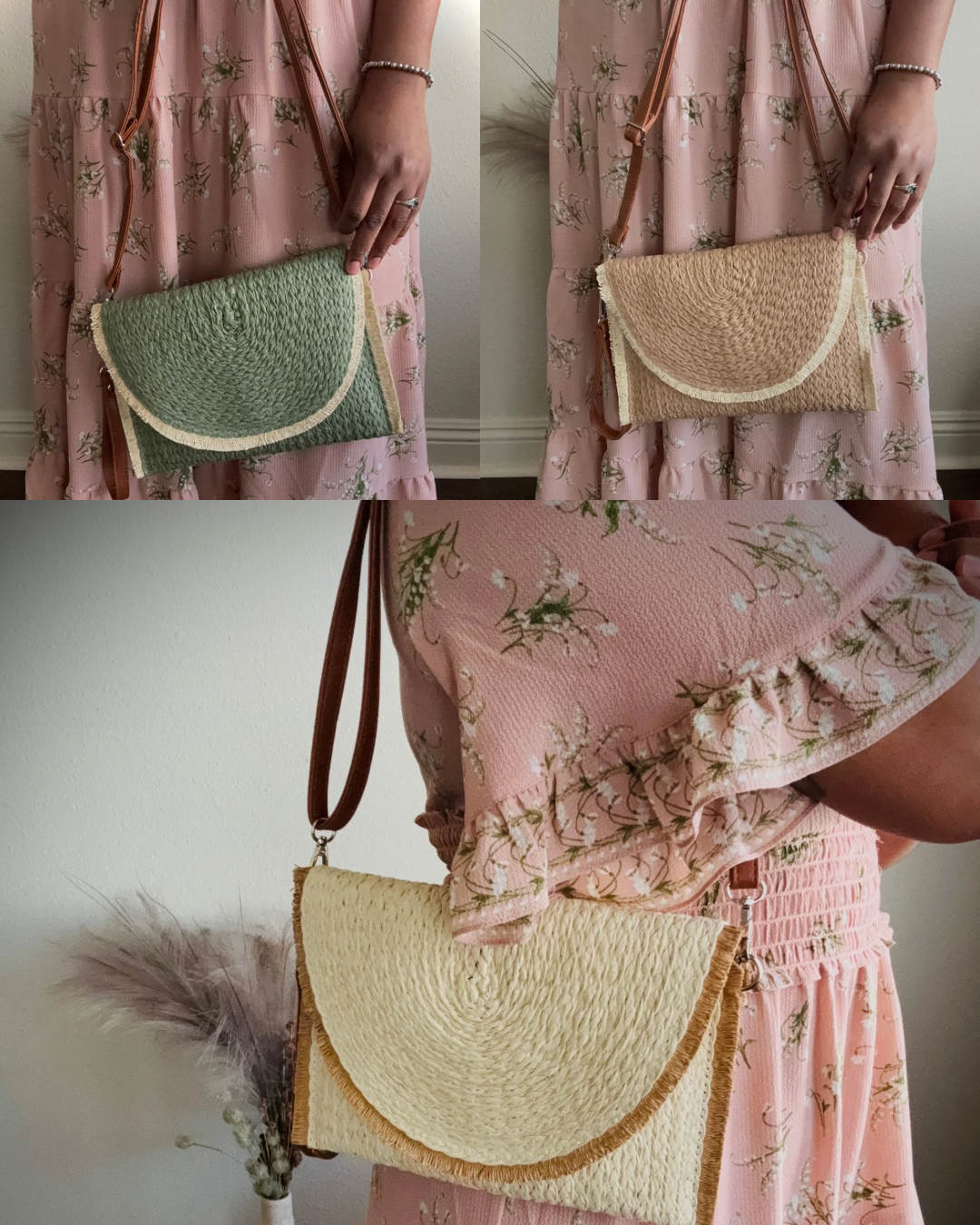 Paper Sack Clutch (3 Colors)