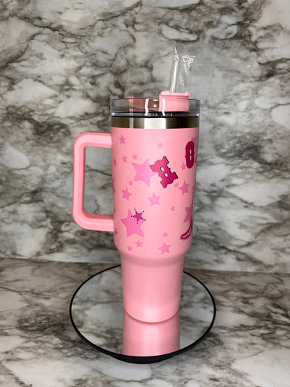 ‘Howdy’ Tumbler (Pink)