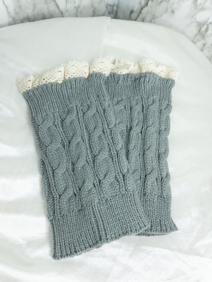 Crochet Lace Boot Cuffs