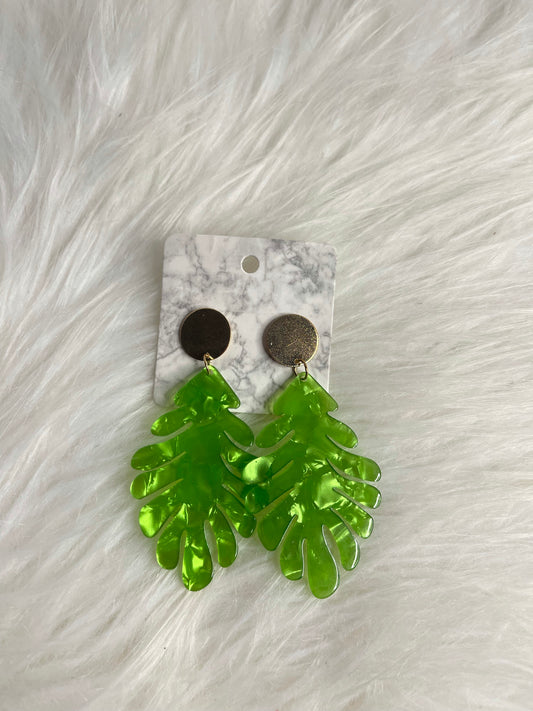 Bamboo Leaf Earrings