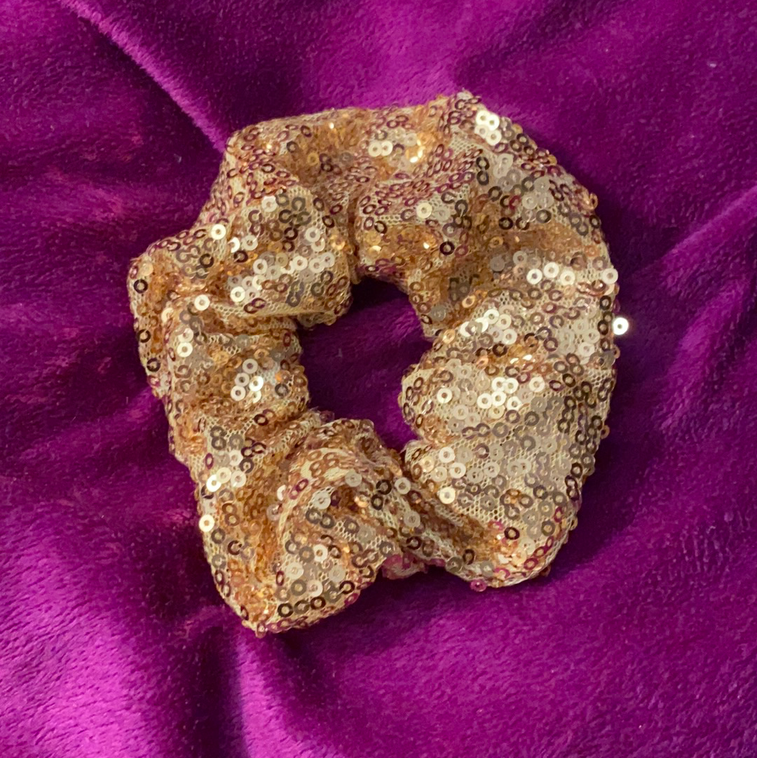 ‘Good as Gold’ Sequin Scrunchie