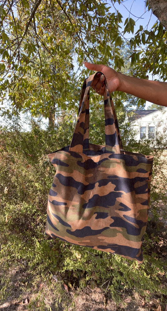 All Purpose Camo Tote Bag