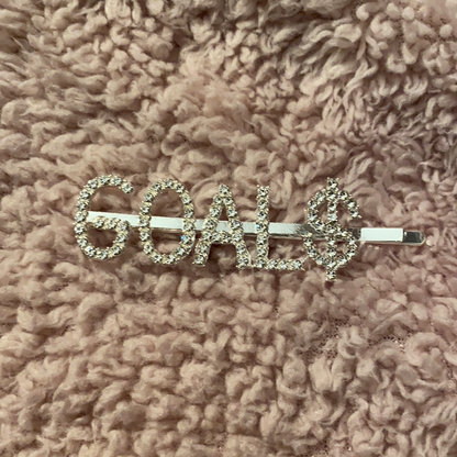 ‘GOAL$’ Hair Pin